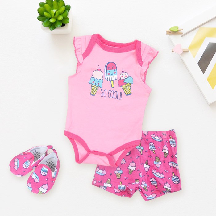 Setelan Baju Bayi Jumpsuit Bayi Murah Setelan Jumpsuit Bayi Import Kaos Bayi Set Baju Bayi Pink