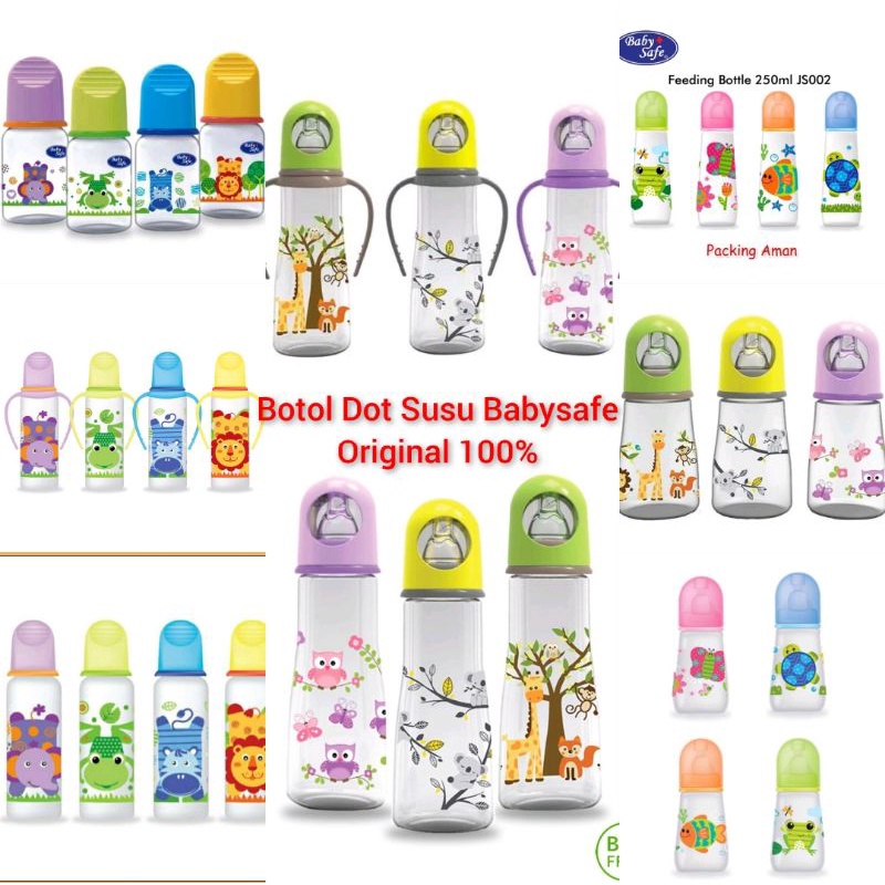 Botol Dot Susu Babysafe Original Bayi Baby Safe JS001 JS002 JS003 JS004 JS005 JP002 JP003 JP005