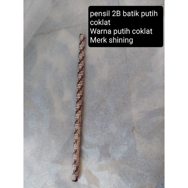 

pencil pensil 2B batik shining