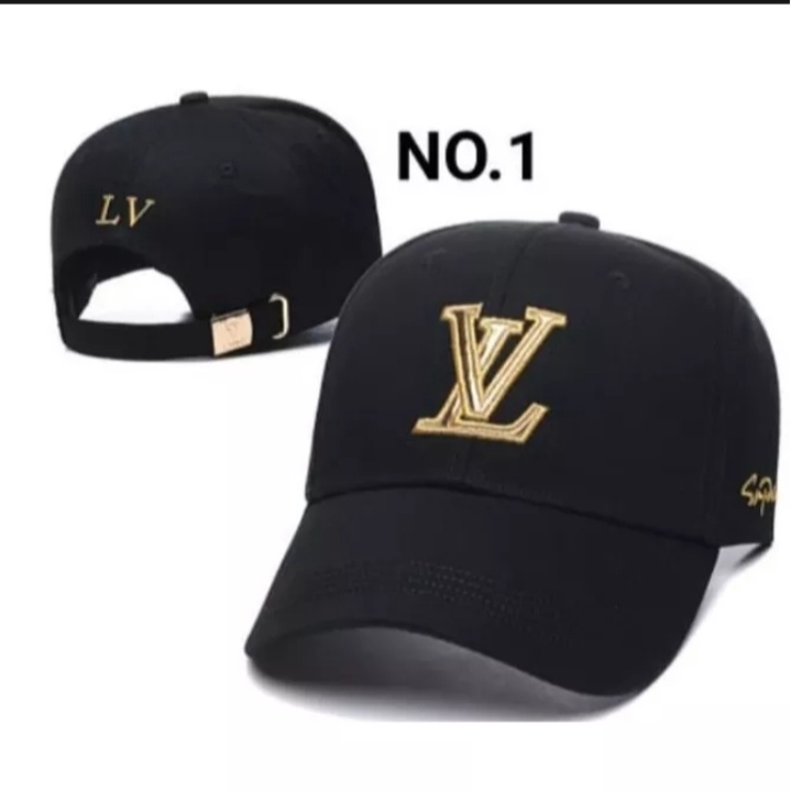 Topi Baseball Distro LV Katun Topi Pria Wanita Terbaru Kekinian