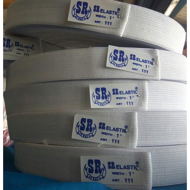 ROLL KARET ELASTIK SR BIRU 1 INCH Untuk Pinggang, Sprei, Kolor TERMURAH