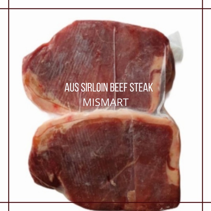

AUS SIRLOIN BEEF STEAK 500gr