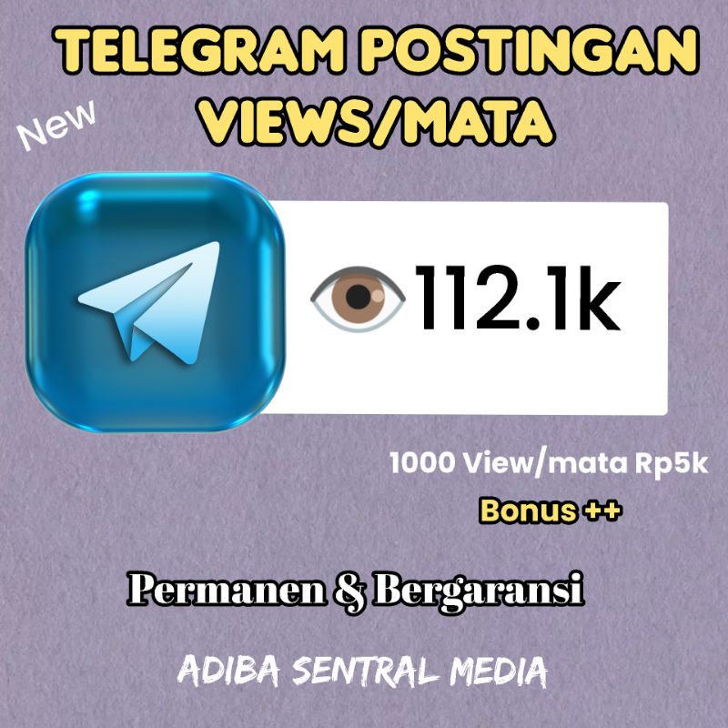 Tambah View Post Channel Telegram | View  Channel Telegram No Drop