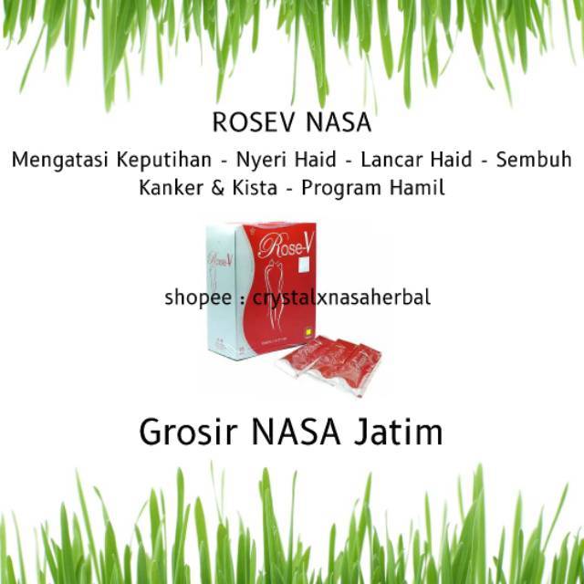[ COD ] ROSEV NASA ROSE-V suplemen kesehatan khusus wanita | isi 15 sachet ROSE V ROSEV