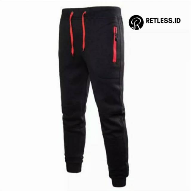 PROMO COD Celana Jogger Zipper  Premium Joger Celana  