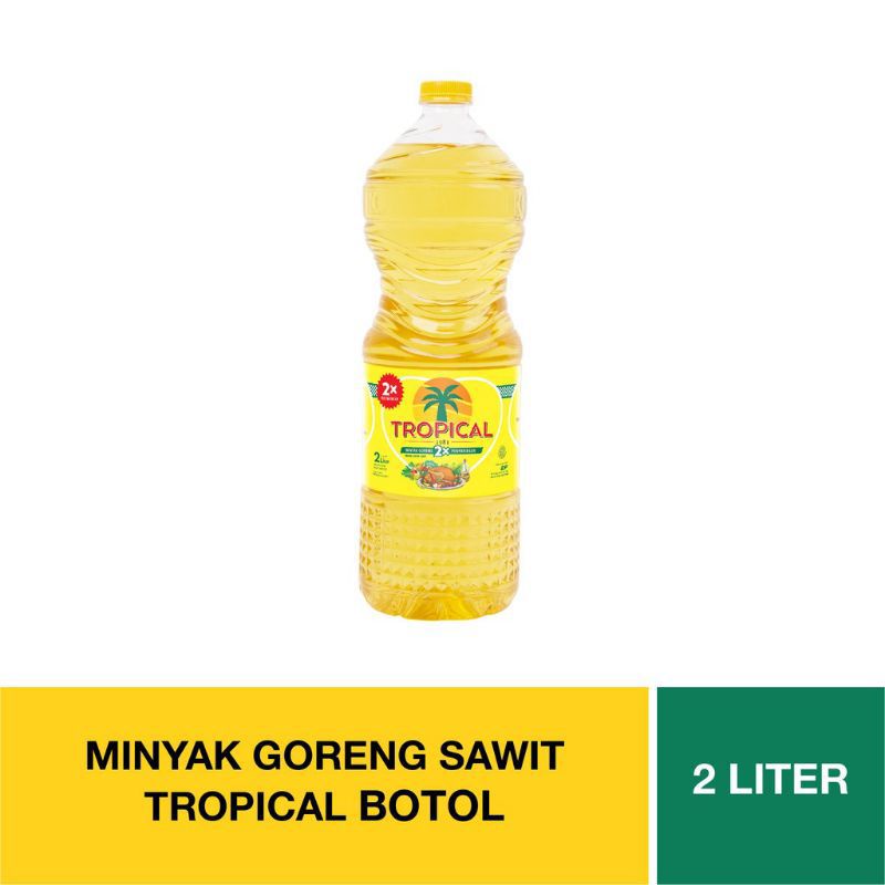 

MINYAK GORENG TROPICAL 2Liter ALL VARIAN JASA KIRIM CARGO dan GRAB