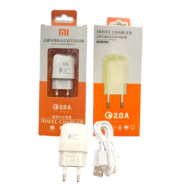 CHARGER CASAN MURAH XIAOMI BATOK DELL NEW 2.A MICRO CHAGER USB FAST CHARGE