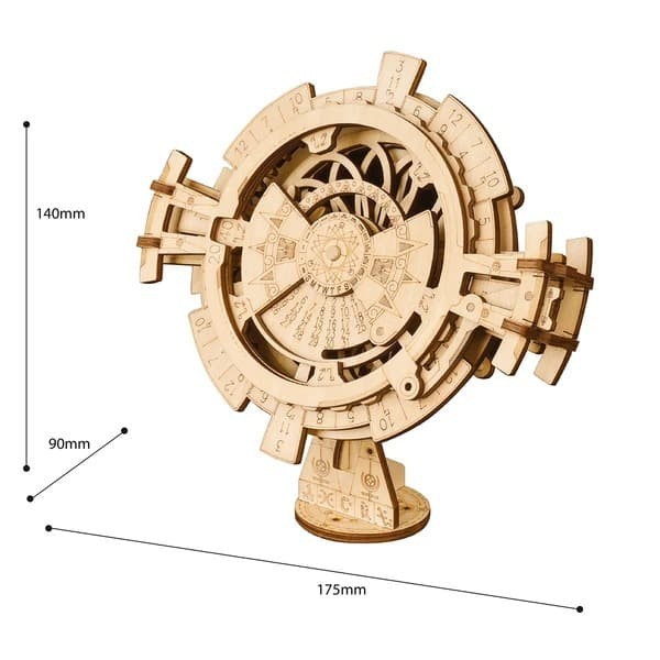 ROLIFE Robotime 3D Wooden Puzzle Model Building Kits Perpetual Calendar - Lk201