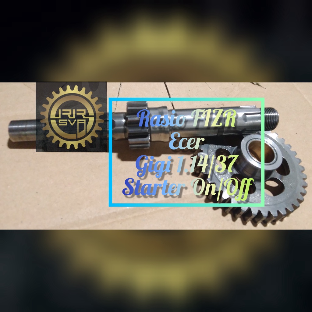 Gigi Rasio Racing F1ZR FIZR FIZ R FORCE 1 Ecer Gigi ke 1.14/37 Stater On/Off