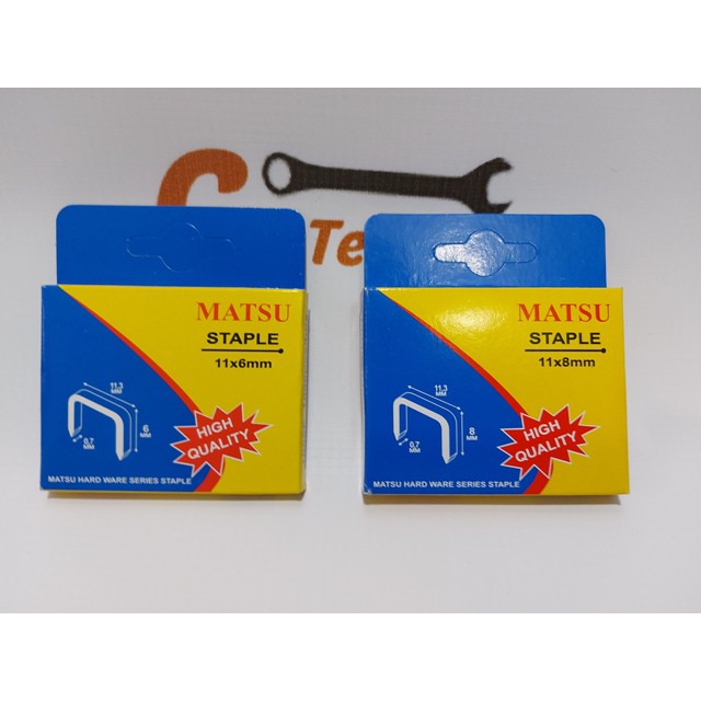 

ISI STAPLER / ANAK STAPLES HEKTER TEMBAK / REFILL STAPLER STAPLES / REFILL AIR STAPLER MATSU