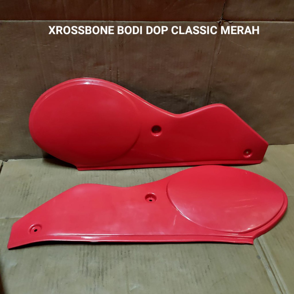 Bodi Samping Kempol Trail Cross Model Klasik Clasic Jadul kuning merah Xrossbone