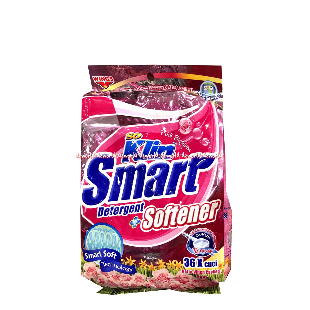 So Klin Smart Detergen Pewangi 800gr Soklin Sabun Cuci Soklin Powder Detergent Smart