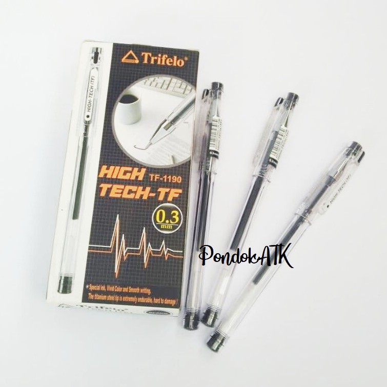 

Hitech Trifelo Lusinan 0.3mm Bolpen Hi tech Lusinan 1 pak