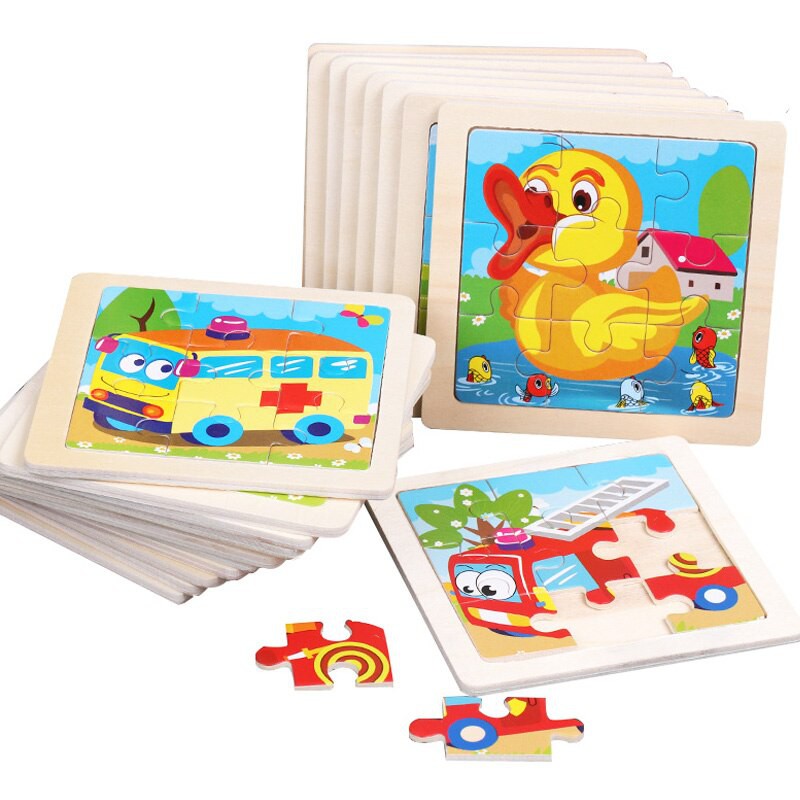 Mini Puzzle Kayu Jigsaw Puzzle Anak Puzzle Mainan Puzzle Mini Mainan Kayu Puzzle Murah Wooden Toys