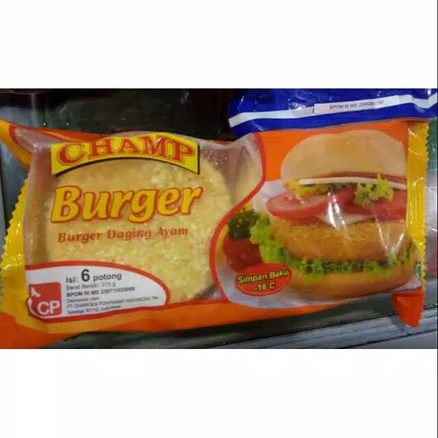 

Burger CHAMP isi 6 potong