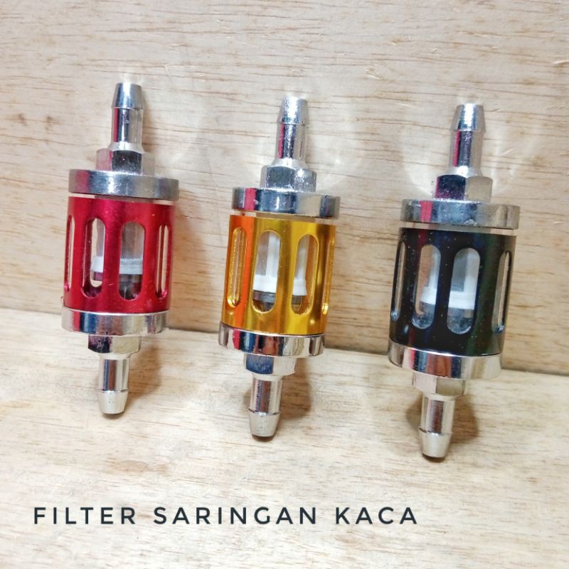 FILTER BENSIN SARINGAN BENSIN MODEL KACA HONDA YAMAHA SUZUKI KAWASAKI UNIVERSAL