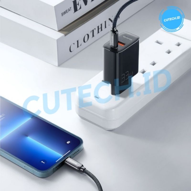 MCDODO ADAPTOR CHARGER 33W USB + TYPE C DUAL OUTPUT VOOC FAST CHARGE POWER DELIVERY