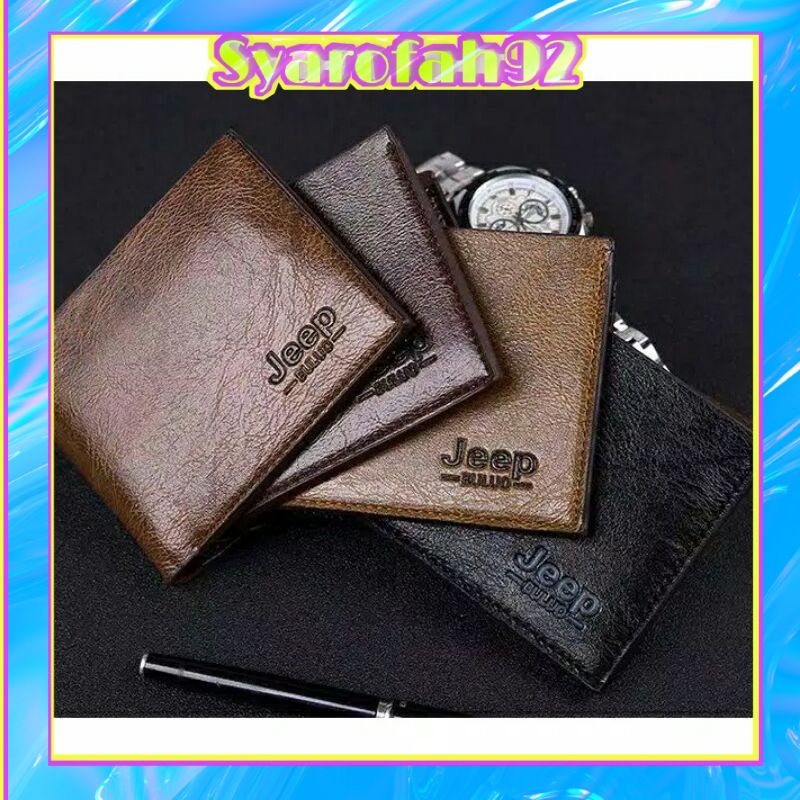 Dompet Jeep pendek Dompet pria