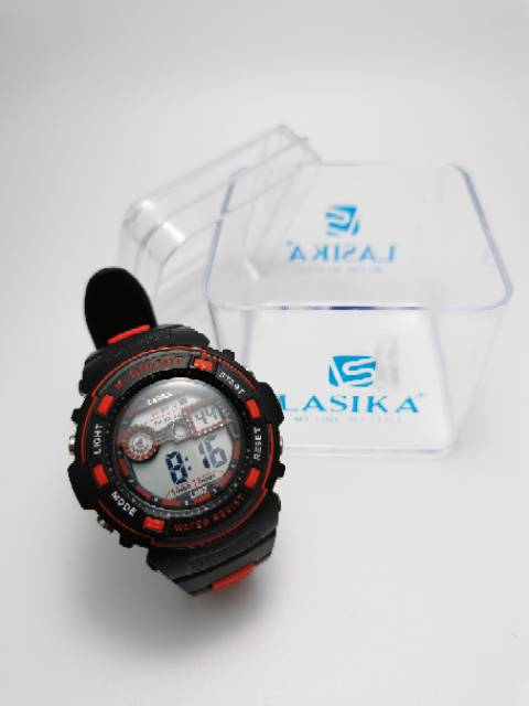 Jam tangan digital Remaja Sporty water Resist Lasika 802