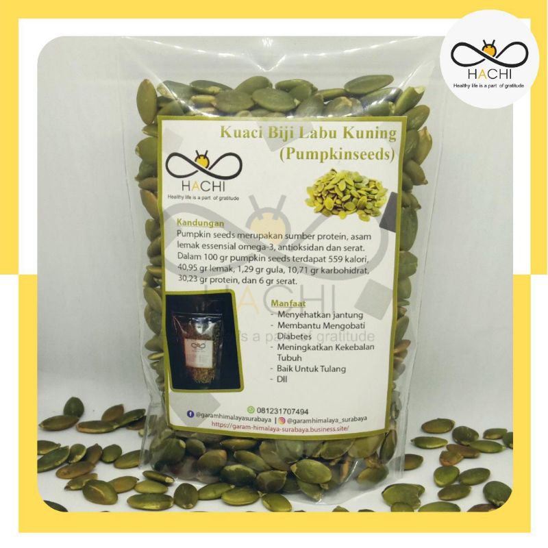 

Pumkinseeds Kuaci Biji Labu 250 gram