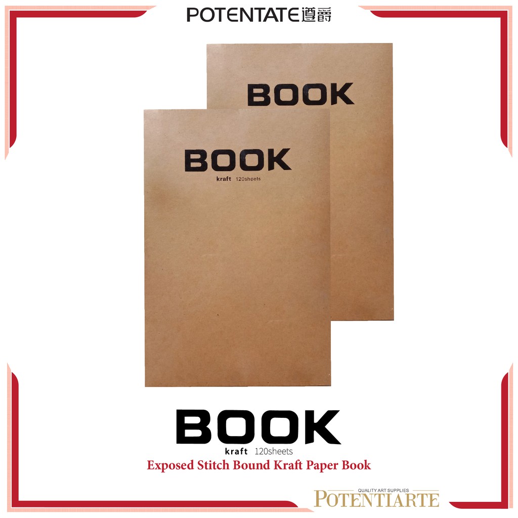 

Buku Sketsa Potentate Craft Paper 14,2x21cm Exposed Bound Sketchbook