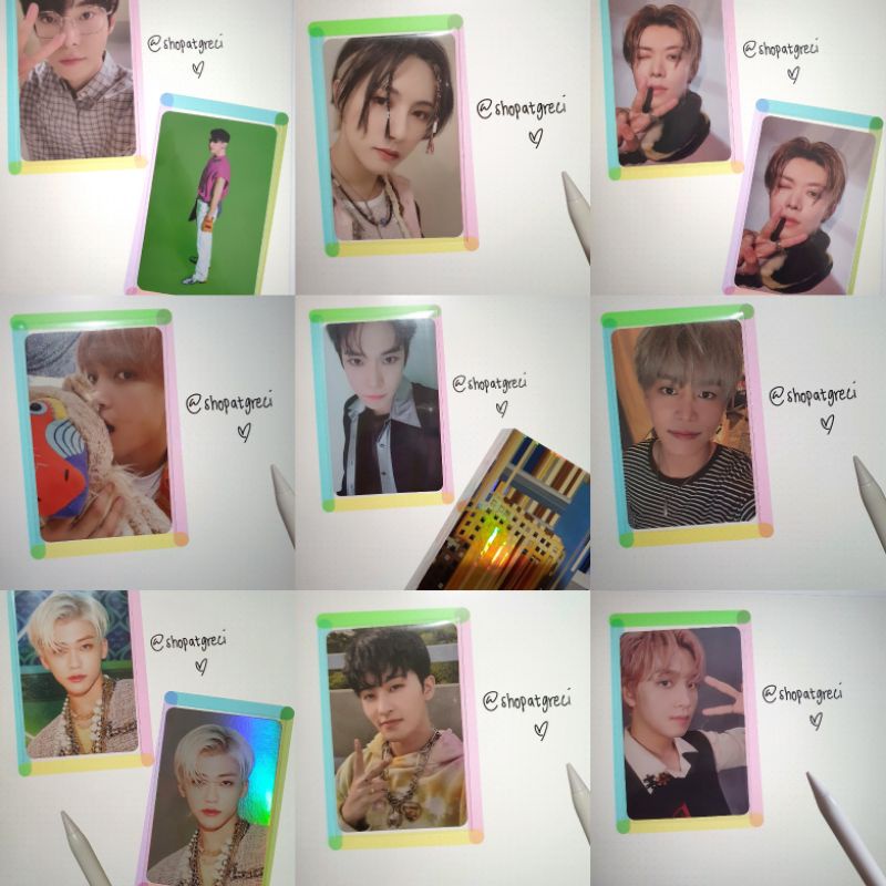 Doyoung Taeyong Yuta Taeil NCT 127 PC Official - Jewel Sticker AR Clip Catharsis Kihno Kit Superhuma