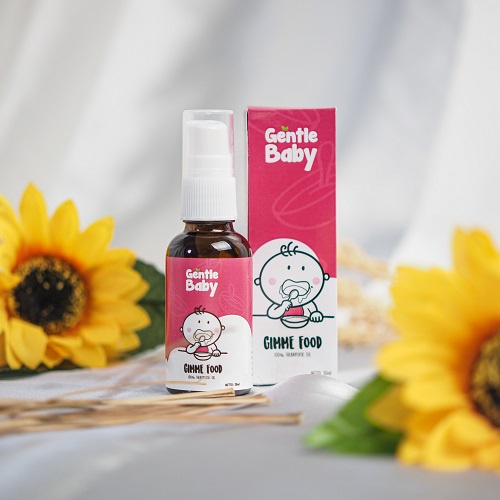 GENTLE BABY GIMME FOOD / MINYAK TELON ESSENSTIAL OIL / AROMATHERAPY / PENAMBAH NAFSU MAKAN ANAK