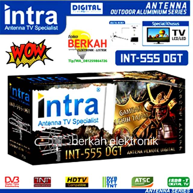 ANTENA TV REMOT DIGITAL INTRA555