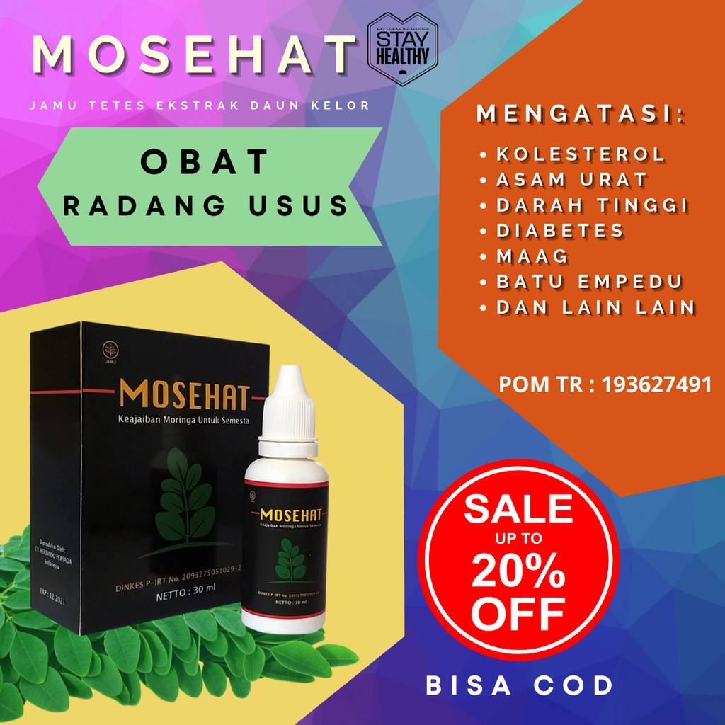 Mosehat Obat Radang Usus Herbal Halal BPOM