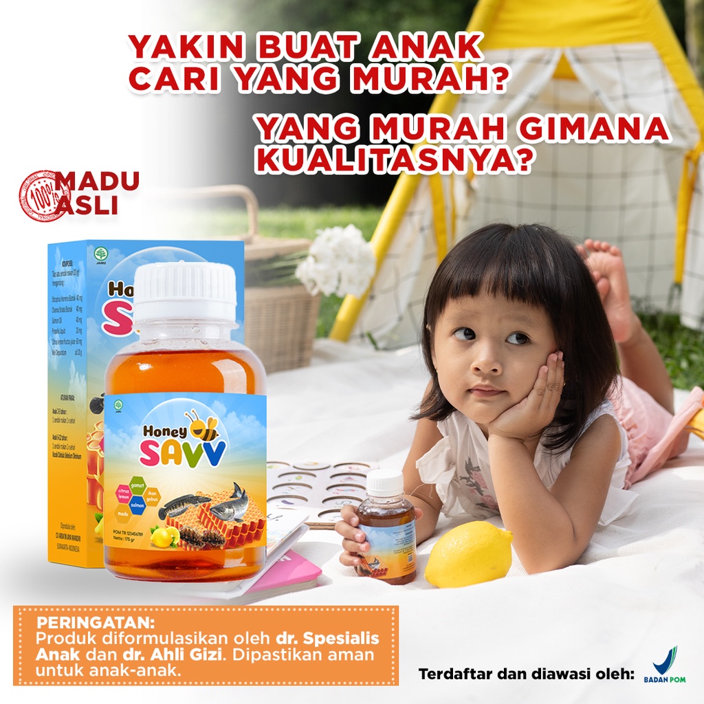 Honey Savv Madu untuk Anak