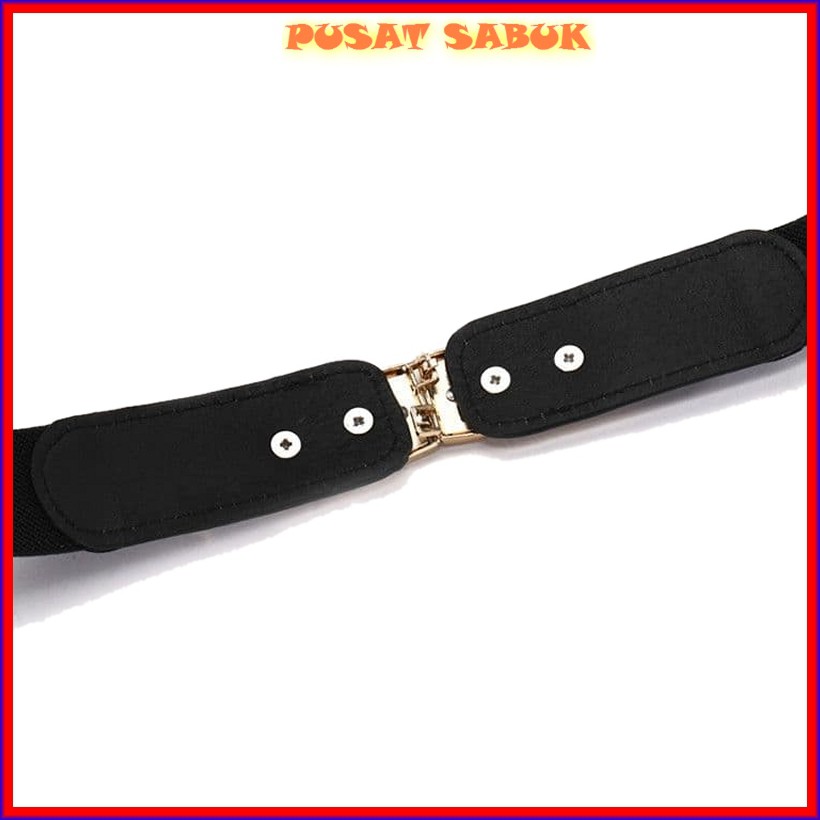 Ikat Pinggang Fashion Wanita Women Belt Korea Kecil Gesper Sabuk Obi Karet Cewek Emas ring Gold Kupu