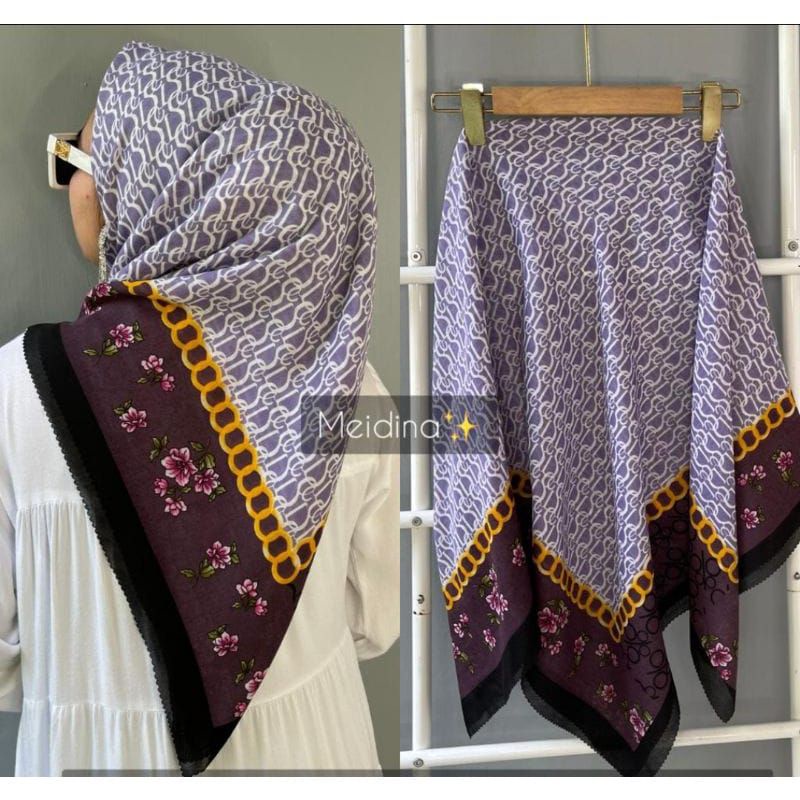 HIJAB VOAL/VOAL DEEKA/DEEKA MOTIF/VOAL MURAH/HIJAB SEGIEMPAT