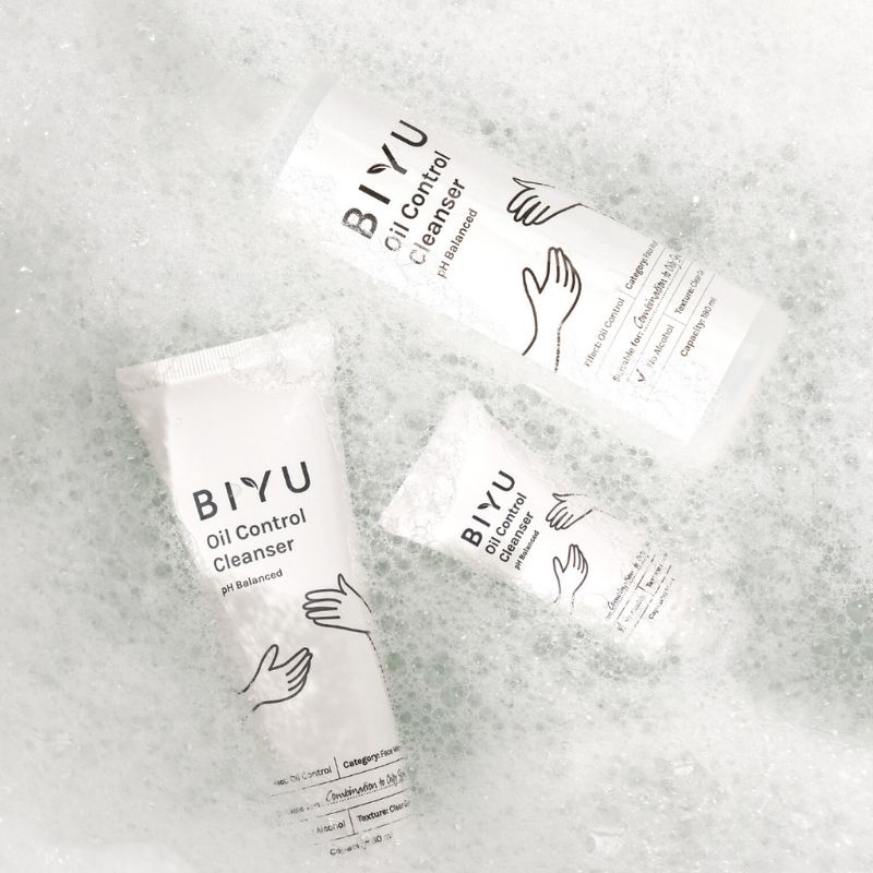 BIYU GENTLE CLEANSER/ OIL CONTROL CLEANSER / PURE GENTLE CLEABSER 15ml 80ml