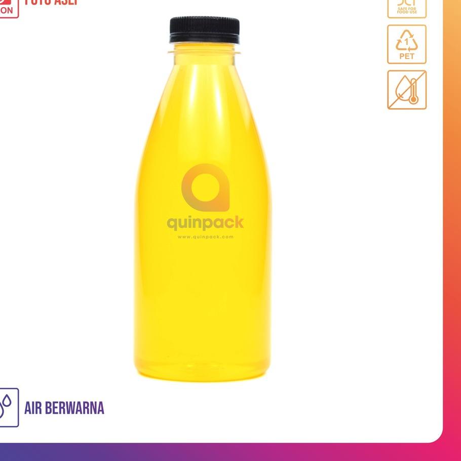 € Botol Cantik 350ML Botol Plastik 350ML - Kopi Jus - Almond Kale Pir - 250ML 350ML Free Kardus 50 p