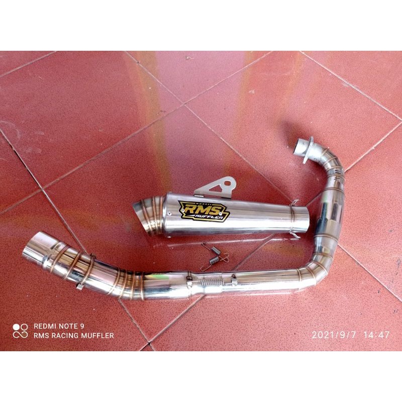 Knalpot RMS Muffler Original CB GL Pro Megapro Tiger Vixion satria fu keong jumbo