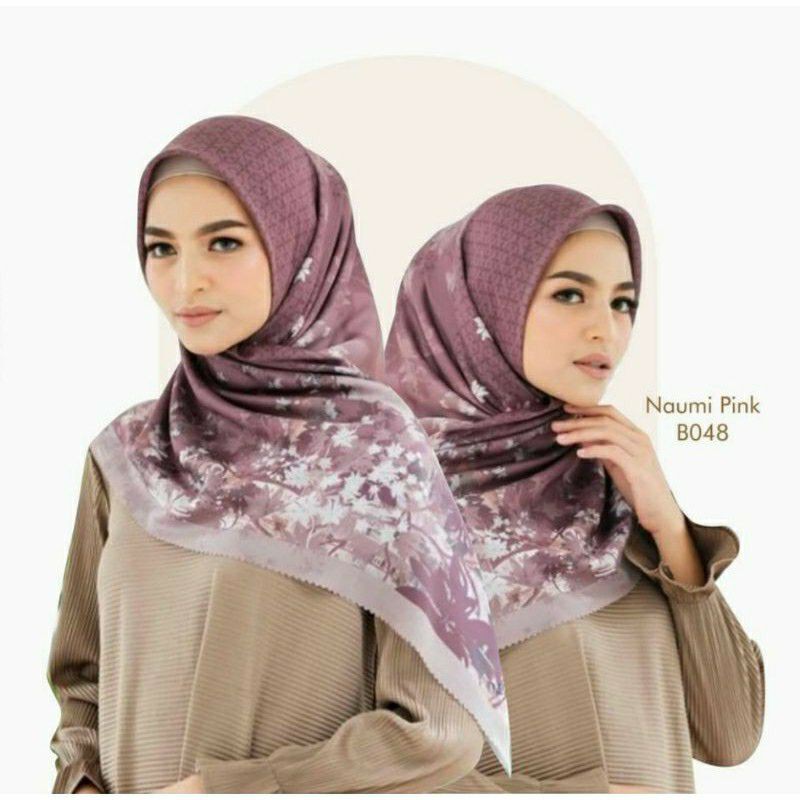 Hijab Segiemat Voal/Hijab Denay KW Naumi pink/Hijab Segiemat Lusercut