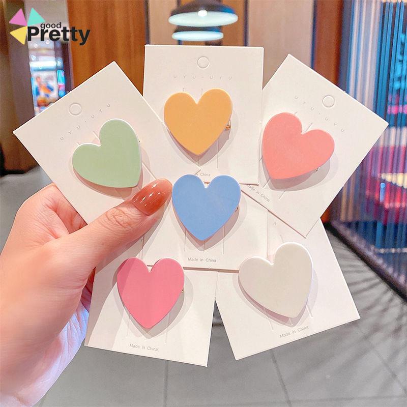 Jepit Rambut Bentuk Hati Untuk Aksesoris Anak Perempuan - PD