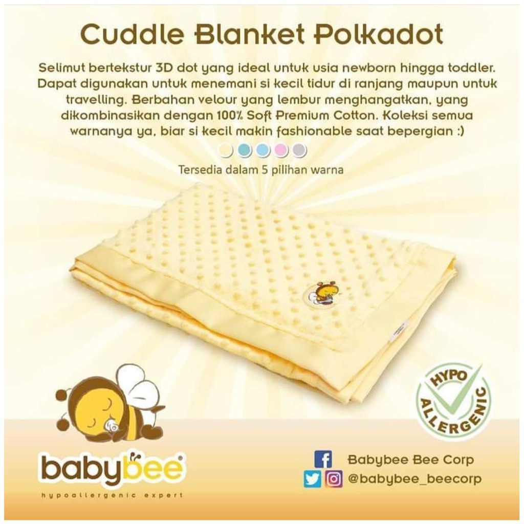 Babybee Cuddle Blanket Selimut Bayi Babybee Baby Bee Selimut Bayi Shopee Indonesia Babybee Cuddle Blanket Selimut Bayi Babybee Baby Bee Selimut Bayi Shopee Indonesia
