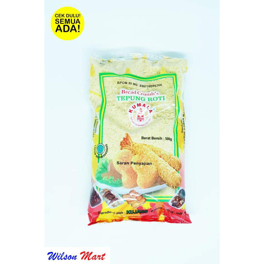 

Sale!! Bread Crumb Tepung Roti Kumala 500 Gram Terbaru