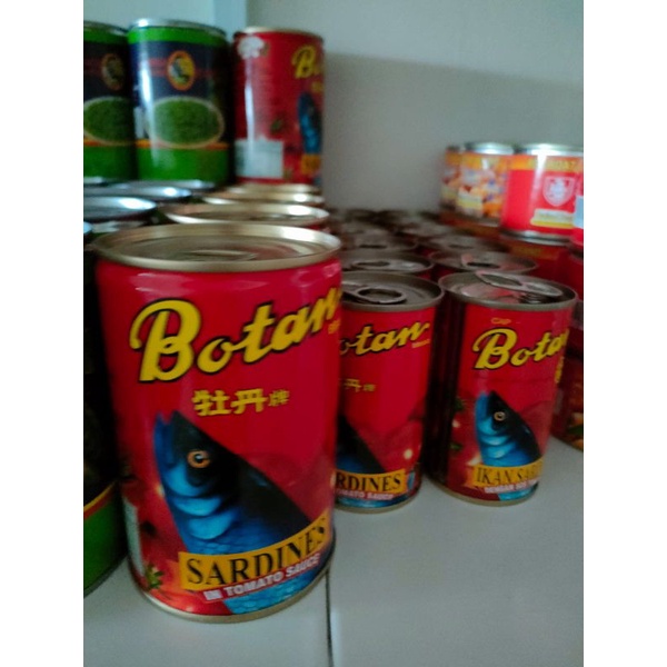 

Sarden Botan Malaysia Uk Besar 425gr & Uk Kecil 155gr