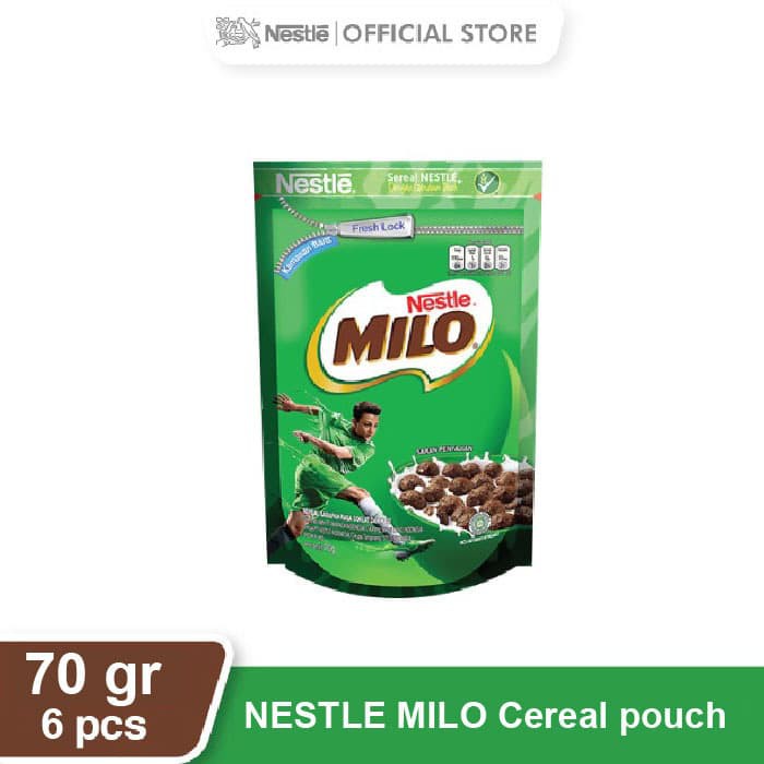 

PROMO NESTLE MILO CEREAL POUCH 70GR 6 PCS TERMURAH