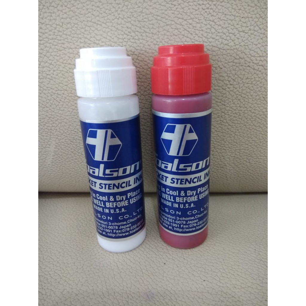 Tinta Sablon Senar merk TOALSON untuk Raket Tenis