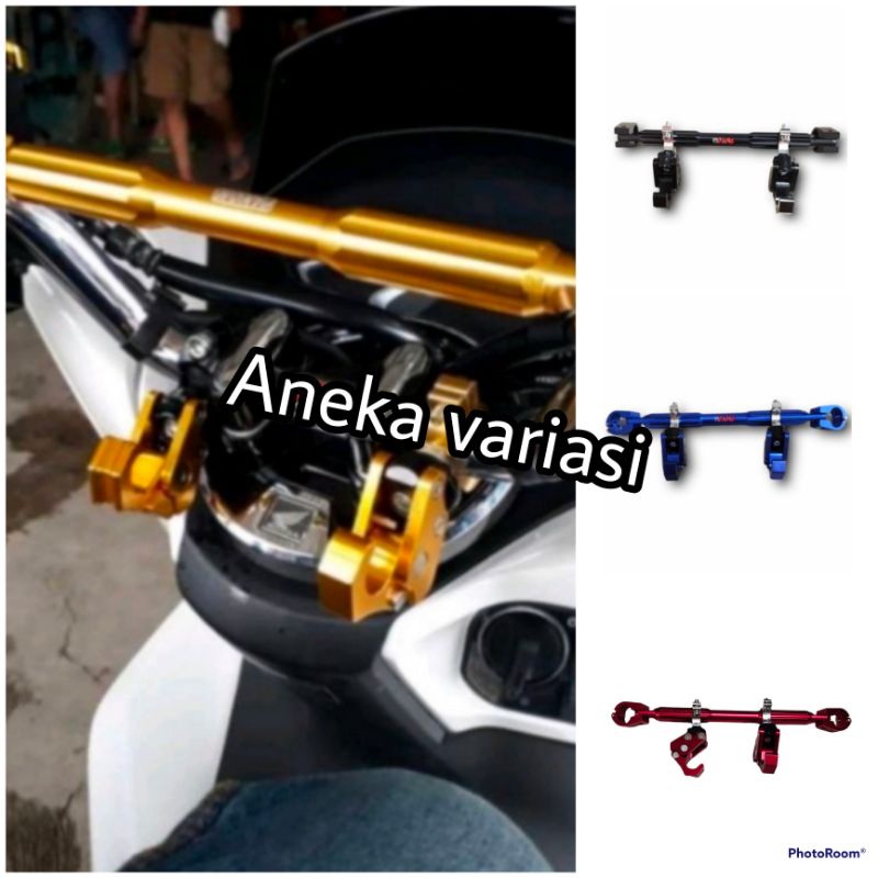 paket palang stang jumbo + 2pcs gantungan pcx 150-160 full cnc