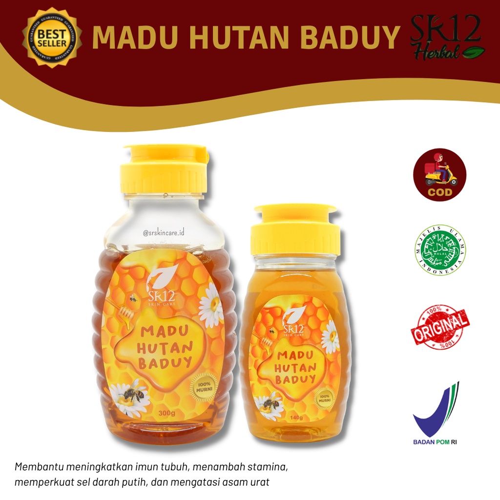 

MADU LEBAH DESA SR12 ASLI BPOM / MADU HUTAN BADUY SR12 / Madu Hutan Akasia Meningkatkan Imunitas dan Daya Tahan Tubuh