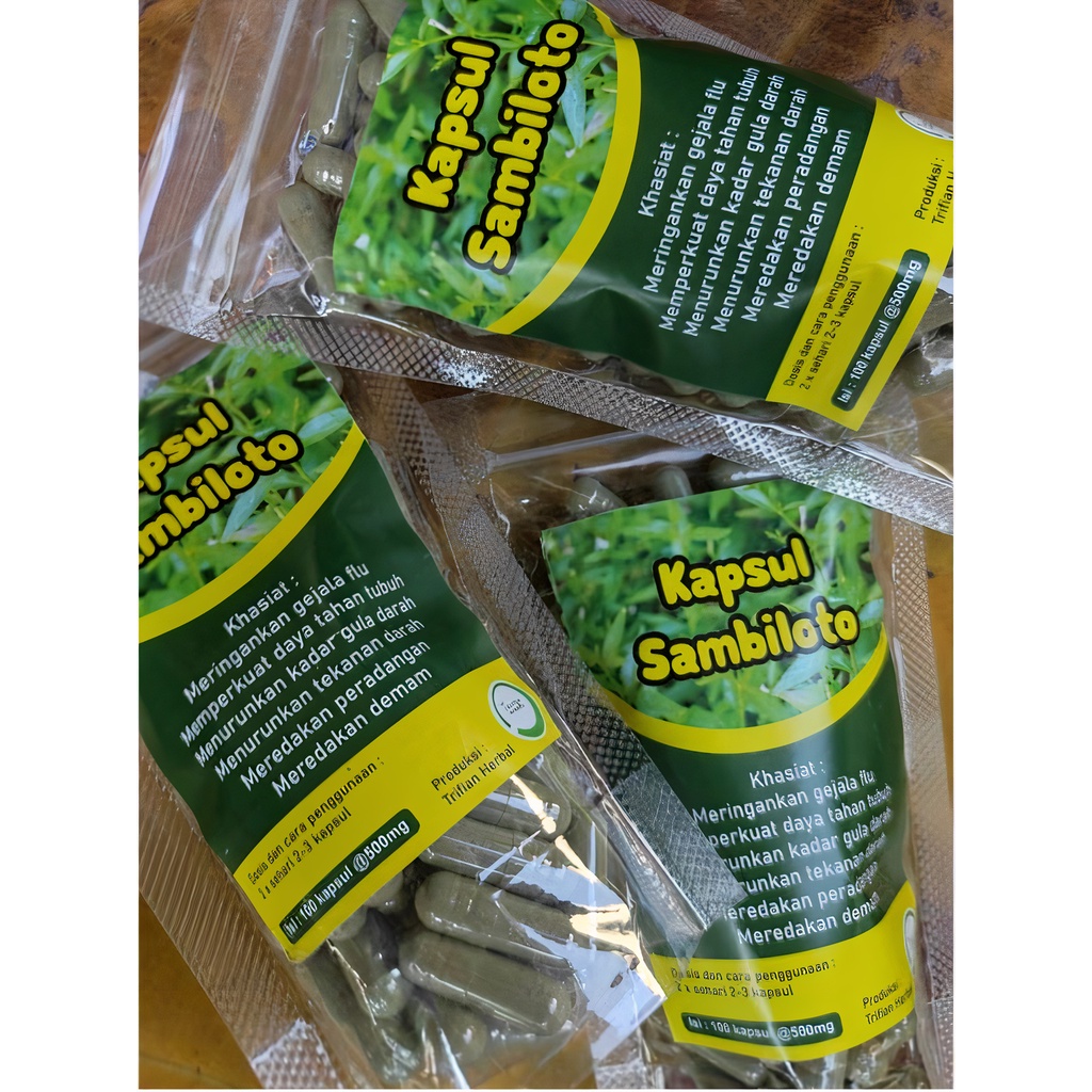 Kapsul Sambiloto (isi 100) Trifian Herbal