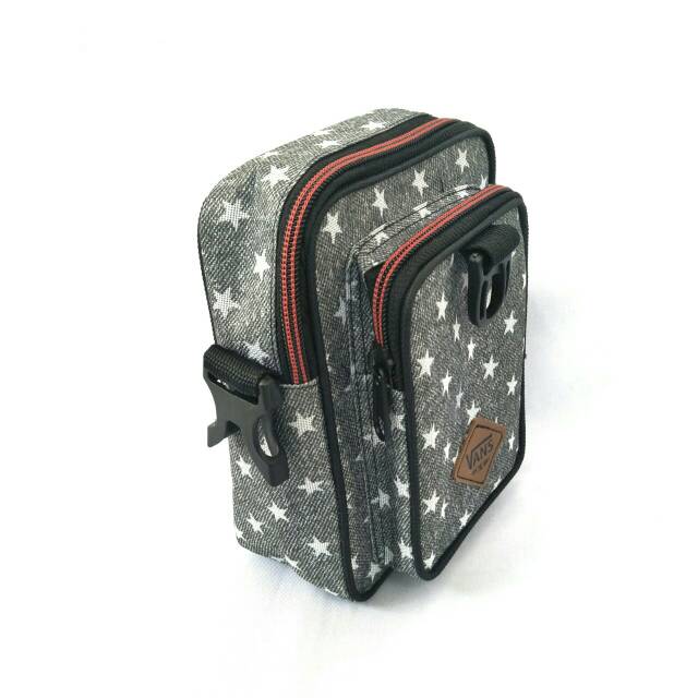 Tas selempang pria tas fashion pria tas pinggang 7 inchi - grey