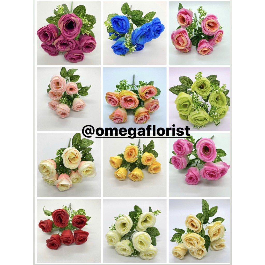 Bunga Kuncup Tropis Rose Artificial Bunga Artificial/Bunga Plastik/Bunga Dekorasi/Dekorasi Pernikahan/Pernikahan