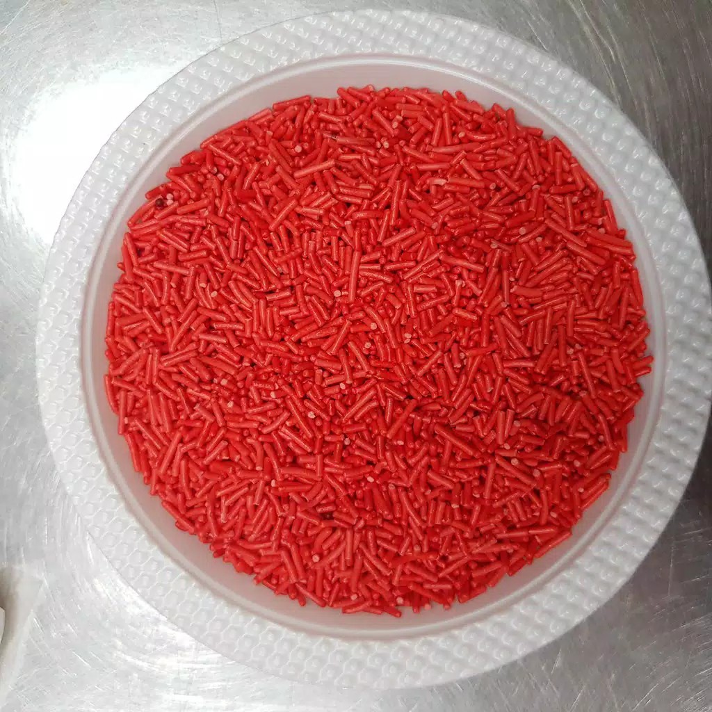 

Coklat Butir Meses LAGIE Meisis Meises LAGIE Merah RED 500 gram / Meses 1 warna merah