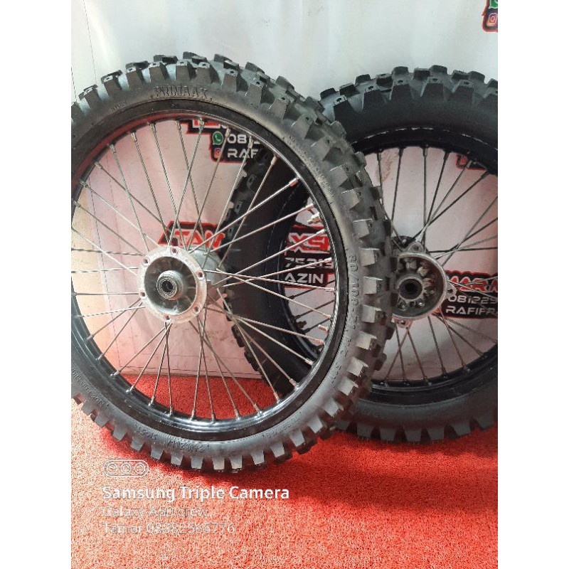 VELG SET BAN SET RODA SET ORI COPOTAN KLX BF SE ring 18 21