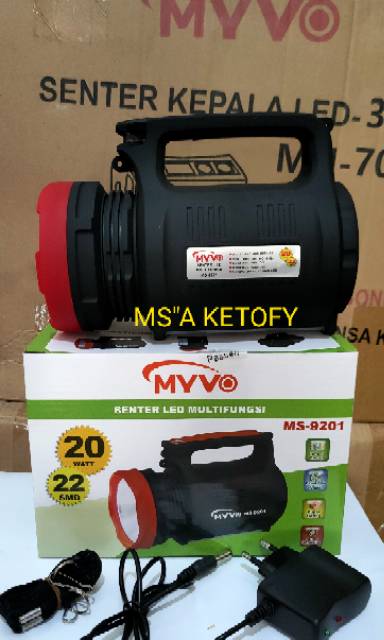Senter  LED multifungsi MYVO MS 9201